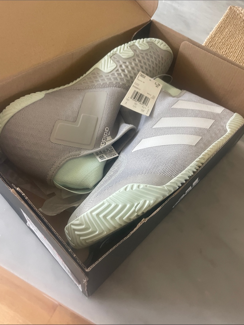 Adidas stycon sneakers tennis  new. Two different sizes
